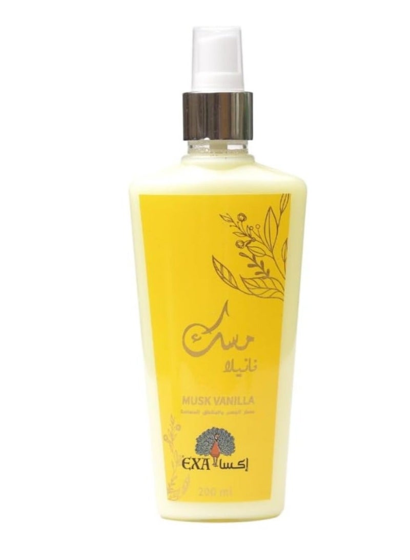 EXA Musk Vanilla Body and Sensitive Areas Freshener 200ml - Image 3